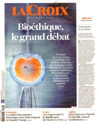 La Croix France ( Daily) Magazine